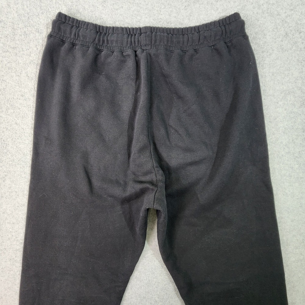 Bel-Air Athletics Sweatpants Mens Medium‎ 30x31 Black Embroidered Tapered Pants - Picture 12 of 16